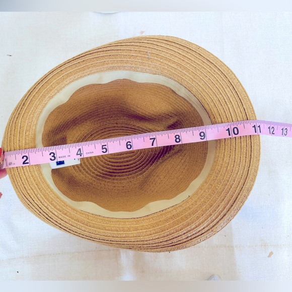 Janie and Jack Straw Fedora Hat size 4-5 ☀️spring summer - Picture 11 of 12